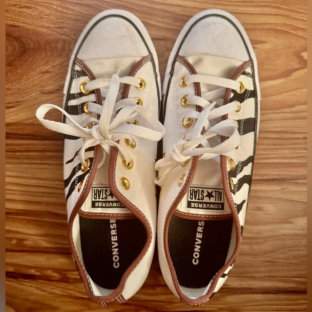 Zebra Custom Converse All Stars